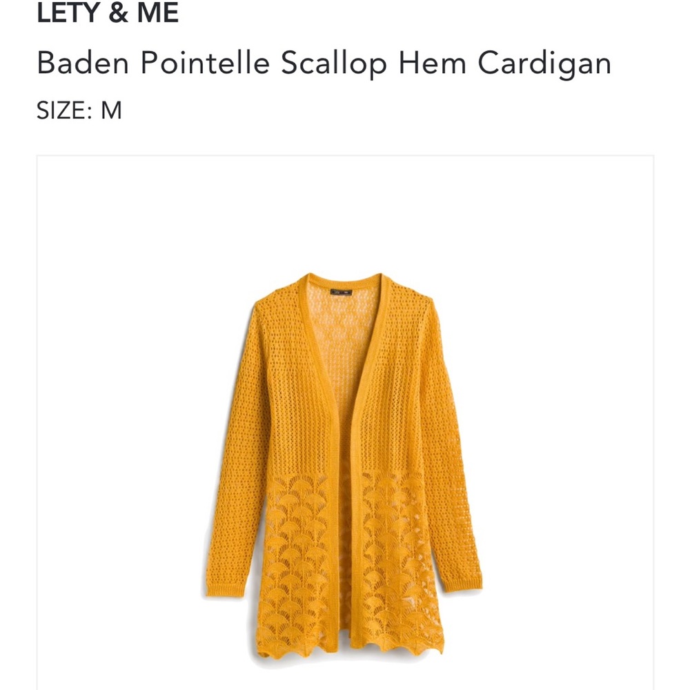 Scalloped Hem cardigan